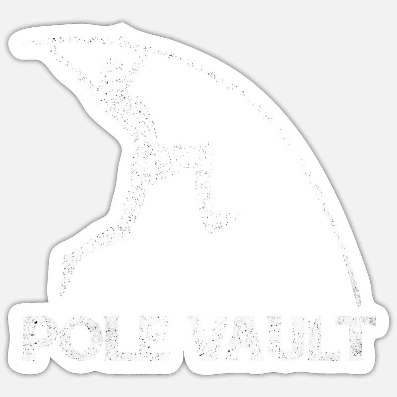 Pole vault Sticker size S (10 x 10 cm)