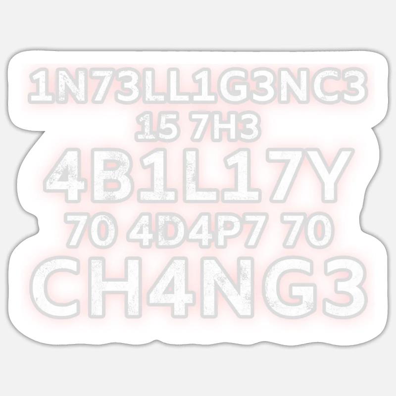 Funny Gift Programmer Computer Nerds Sticker size S (10 x 10 cm)