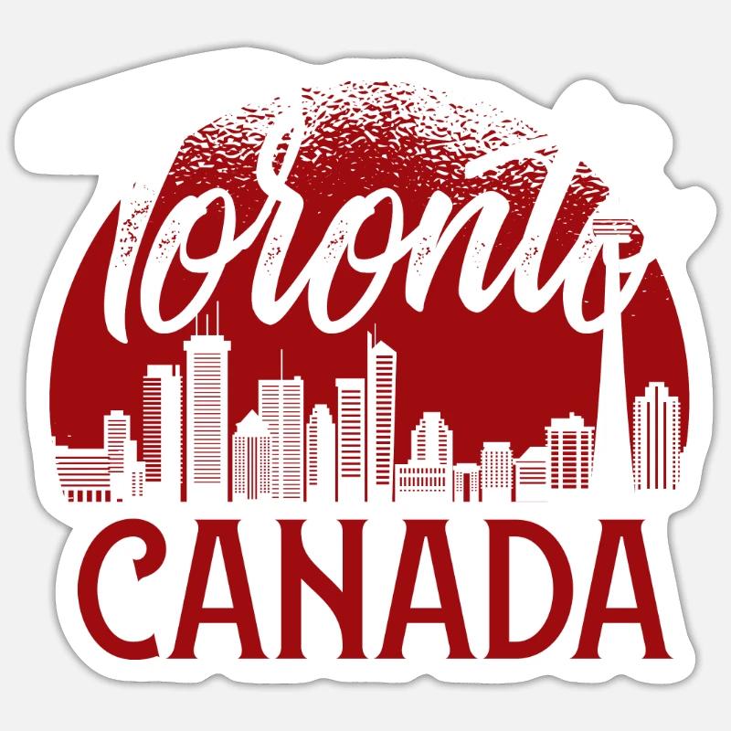 Canada Toronto - Sticker size S (10 x 10 cm) - white matte
