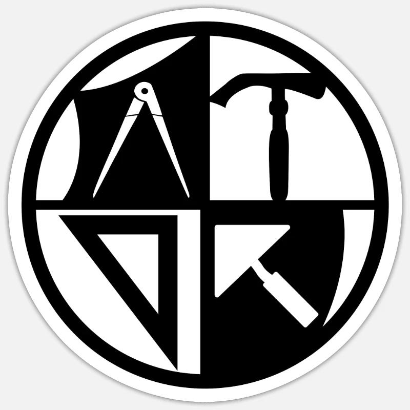 Sticker Größe S (10 x 10 cm) - 