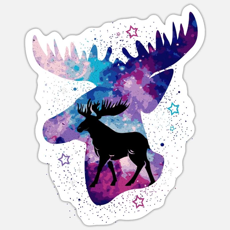 L’orignal Sticker taille S (10 x 10 cm)