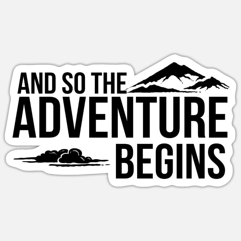 Rockclimbing - Sticker size S (10 x 10 cm) - white matte