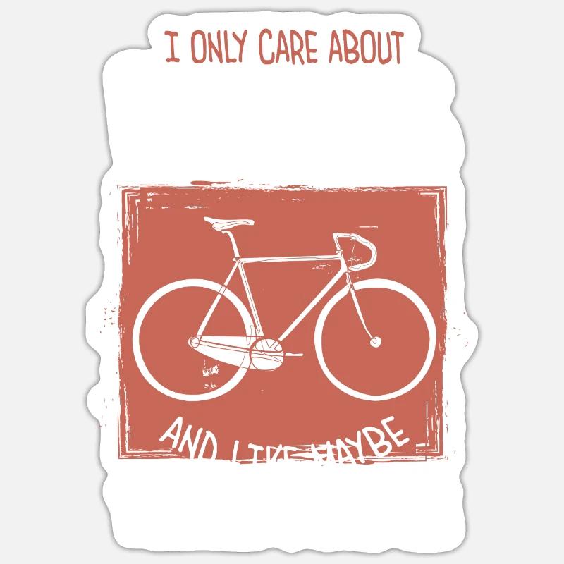Vélo de course Sticker taille S (10 x 10 cm)