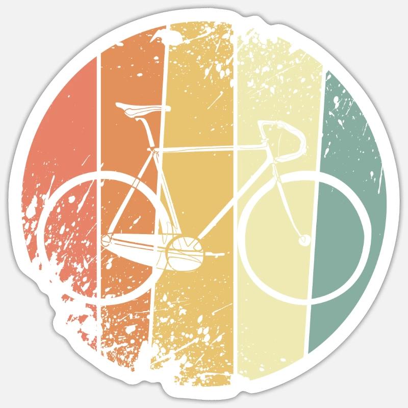 Vélo de course Sticker taille S (10 x 10 cm)