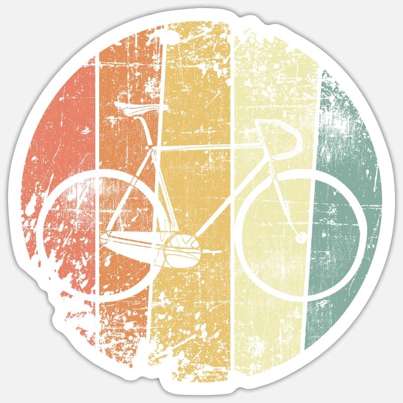 Vélo de course Sticker taille S (10 x 10 cm)