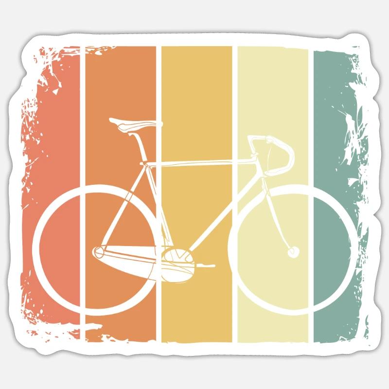 Vélo de course Sticker taille S (10 x 10 cm)