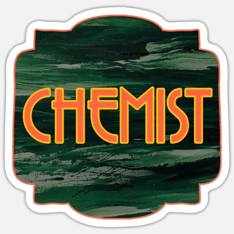 Chemist Sticker size S (10 x 10 cm)