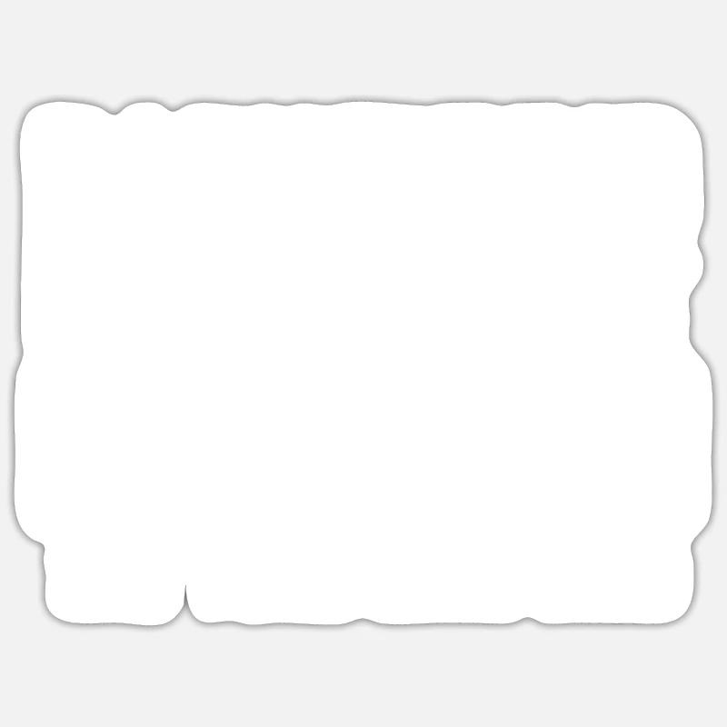Dackel - Sticker Größe S (10 x 10 cm) - Mattweiß