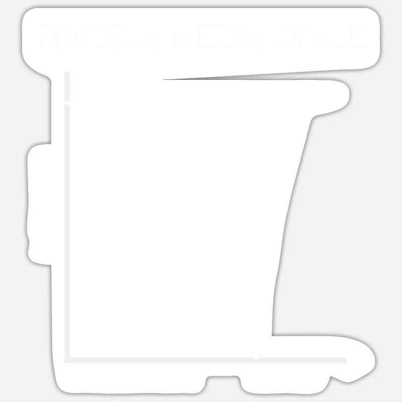 Funny gift programmer computer diagram Sticker size S (10 x 10 cm)