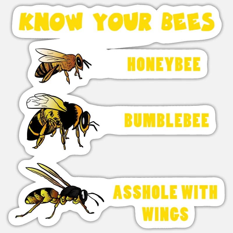Beekeeping Honey Bee Beekeeper Pollination Sticker size S (10 x 10 cm)