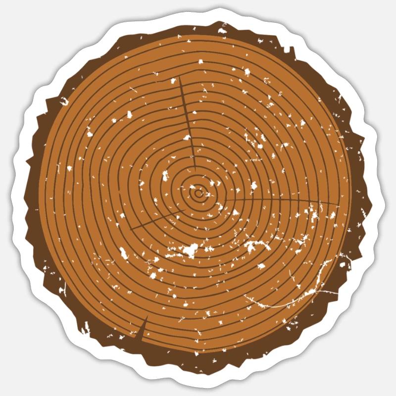 Forester Forest worker Lumberjack Forester Sticker size S (10 x 10 cm)