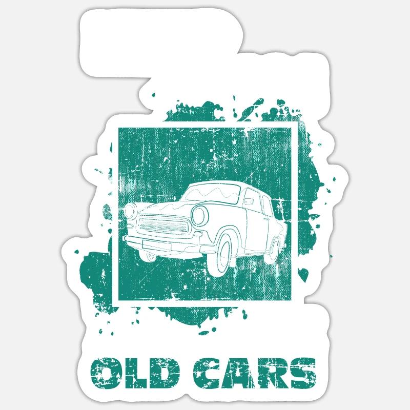 Auto Oldtimer Sticker Größe S (10 x 10 cm)