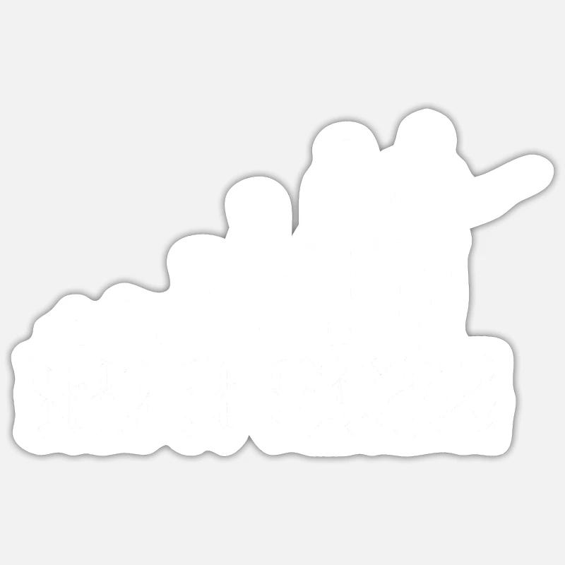 Enseignant naissance évolution bébé enfant école cadeau Sticker taille S (10 x 10 cm)