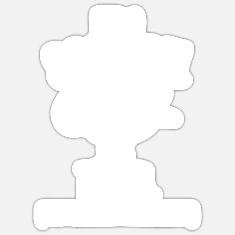 Eichhörnchen Fan - Sticker Größe S (10 x 10 cm) - Mattweiß