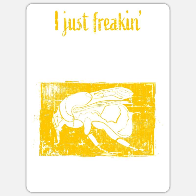 Hummel - Sticker Größe S (10 x 10 cm) - Mattweiß