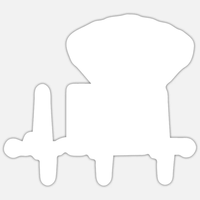 Sticker Größe S (10 x 10 cm) - 