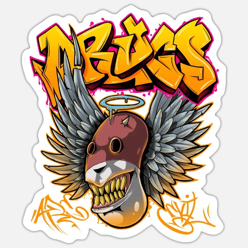 Sticker taille S (10 x 10 cm) - 