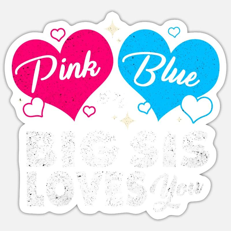 Schwangerschaft - Sticker Größe S (10 x 10 cm) - Mattweiß