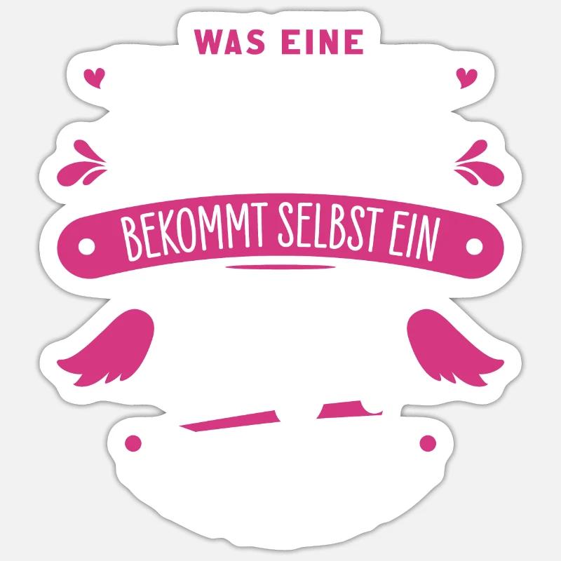 Krankenschwester - Sticker Größe S (10 x 10 cm) - Mattweiß