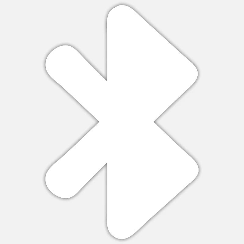 Icône Bluetooth Sticker taille S (10 x 10 cm)