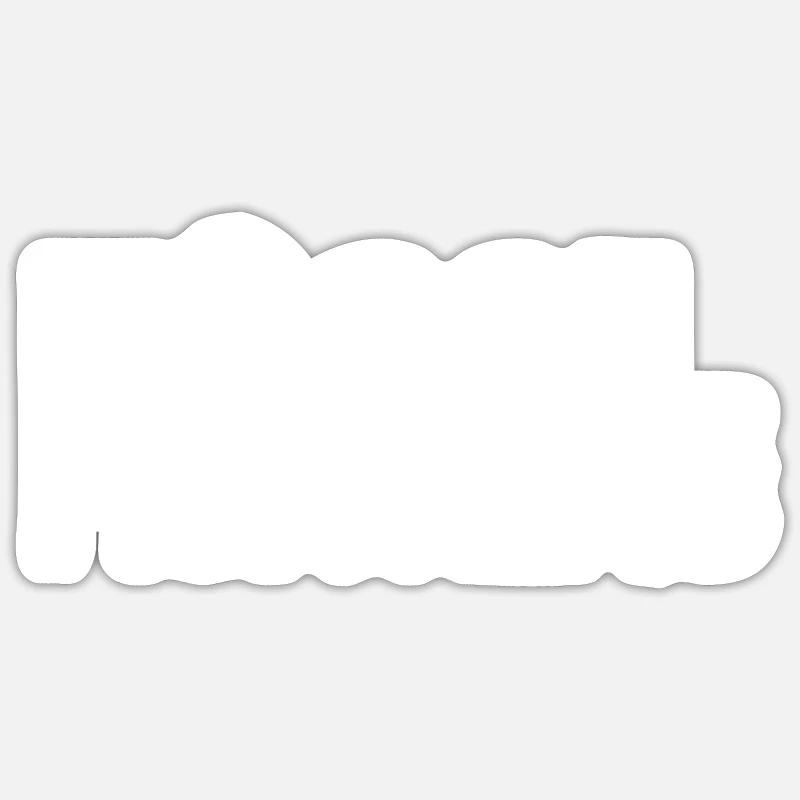 Fossils - Sticker size S (10 x 10 cm) - white matte