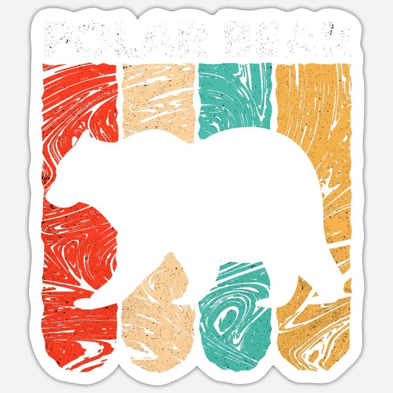 Eisbär Sticker Größe S (10 x 10 cm)