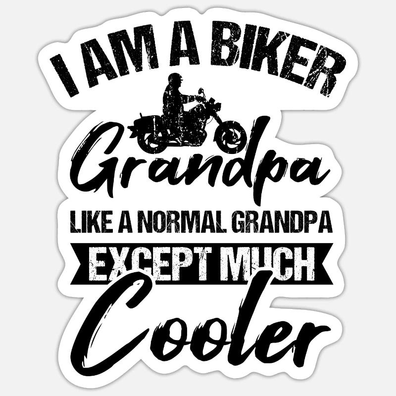 Motorcycle - Sticker size S (10 x 10 cm) - white matte