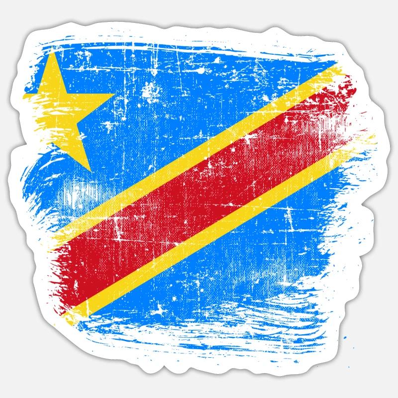 Kongo Sticker Größe S (10 x 10 cm)