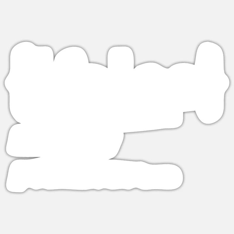 Programmation d'un jeu de mots pour développeur informatique - Sticker taille S (10 x 10 cm) - blanc mat