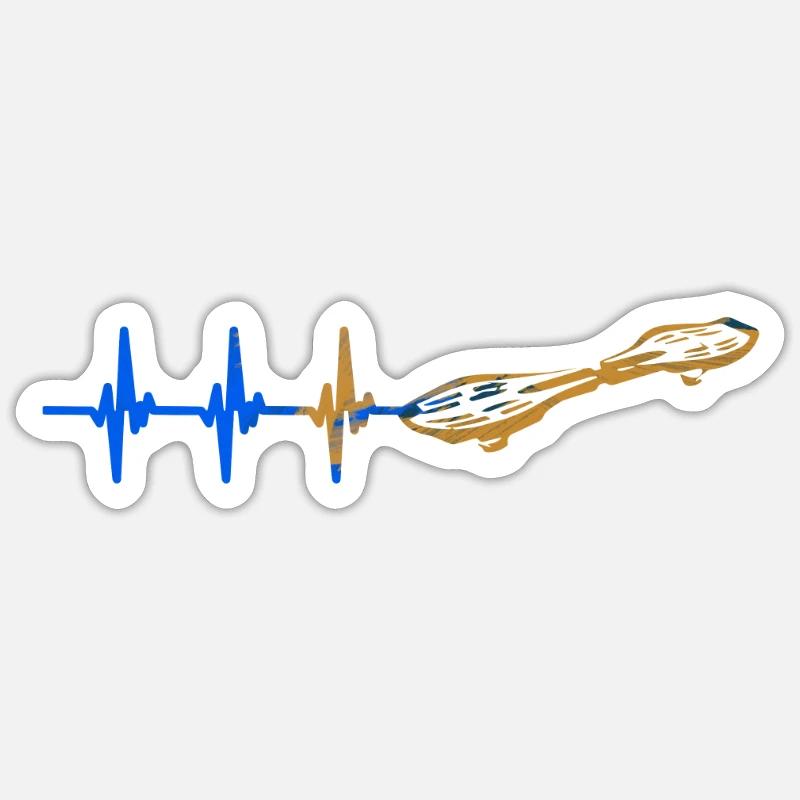 Waveboard - Sticker taille S (10 x 10 cm) - blanc mat