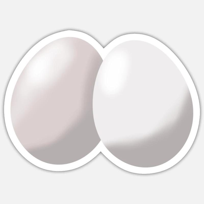eggs Sticker size S (10 x 10 cm)