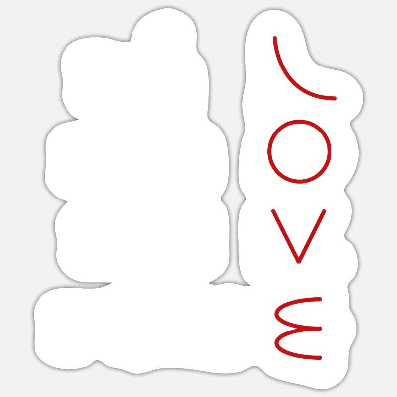 mathématicien - Sticker taille S (10 x 10 cm) - blanc mat