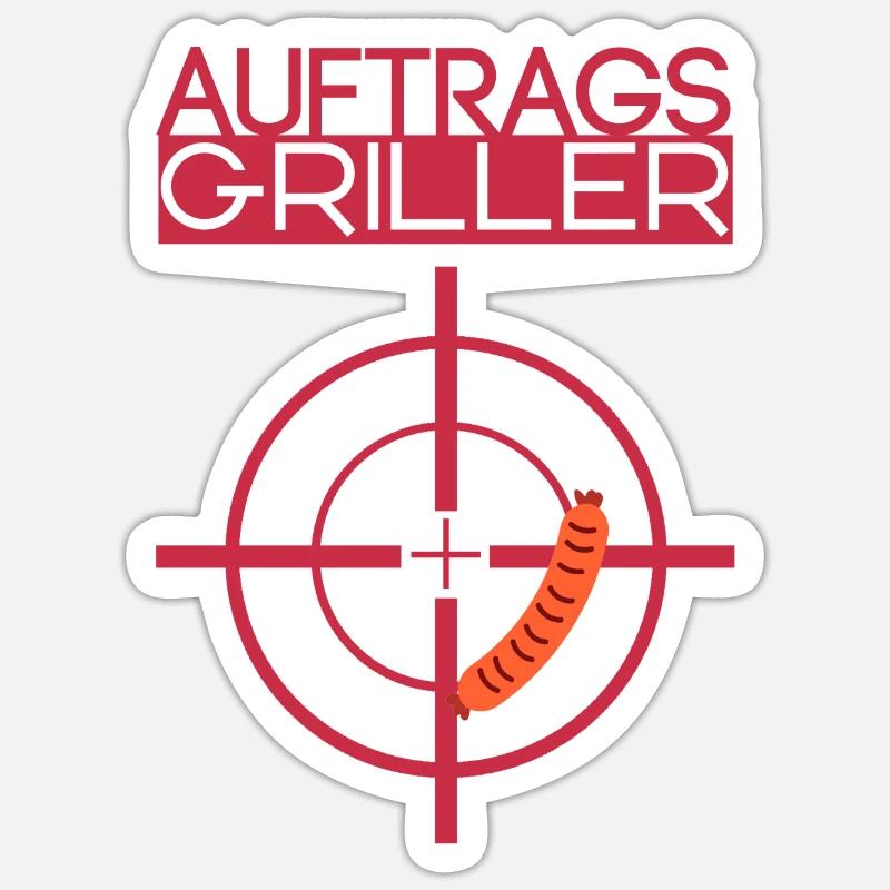 Order Griller Roast Grate Sticker size S (10 x 10 cm)