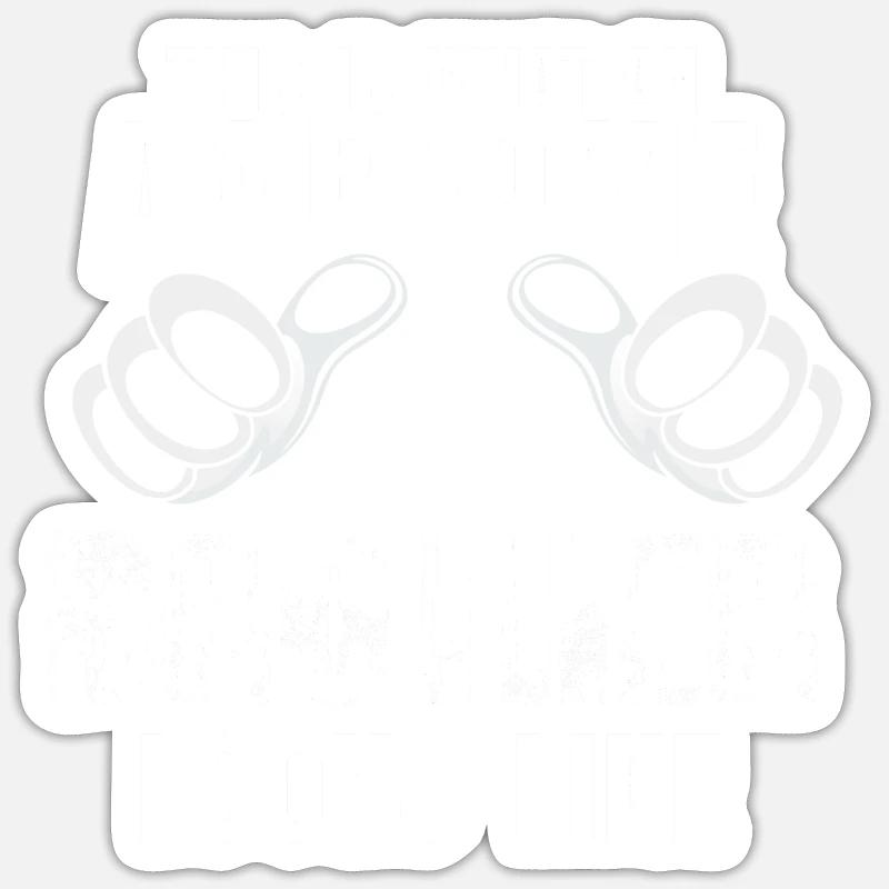 Frère cool - Sticker taille S (10 x 10 cm) - blanc mat