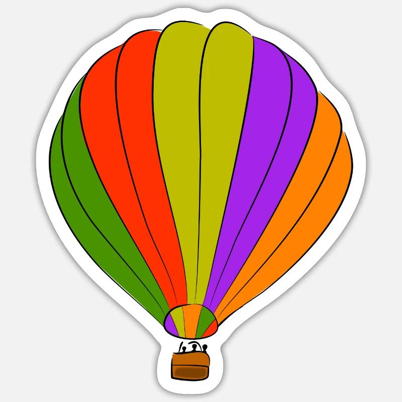 aviation - Sticker taille S (10 x 10 cm) - blanc mat