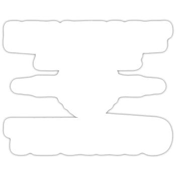 Techno - Sticker size S (10 x 10 cm) - white matte - Front