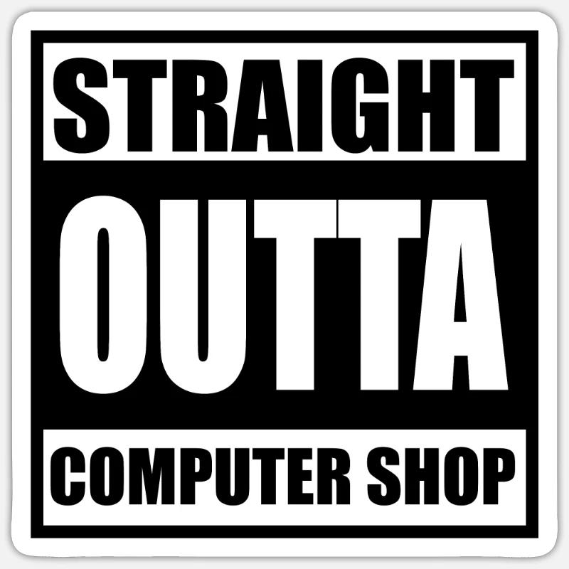 computer Sticker size S (10 x 10 cm)