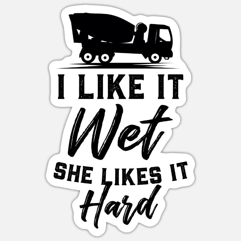 concrete worker Sticker size S (10 x 10 cm)
