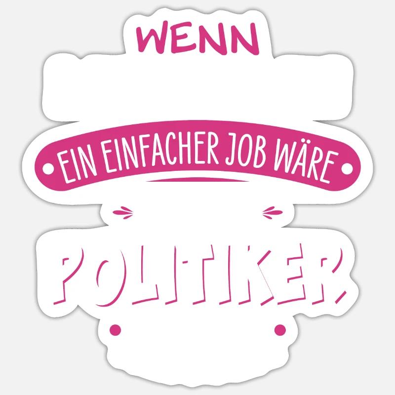 Enseignante - Sticker taille S (10 x 10 cm) - blanc mat