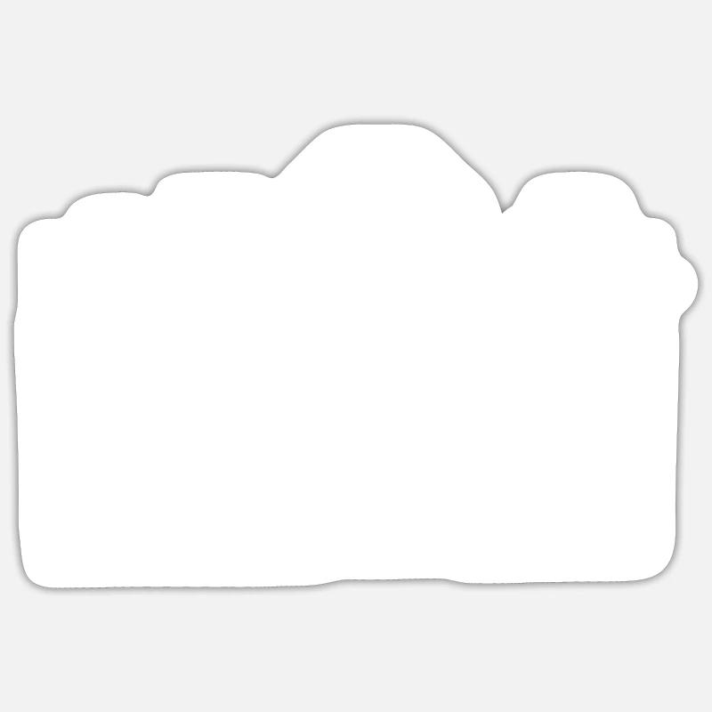 Camera - Sticker size S (10 x 10 cm) - white matte