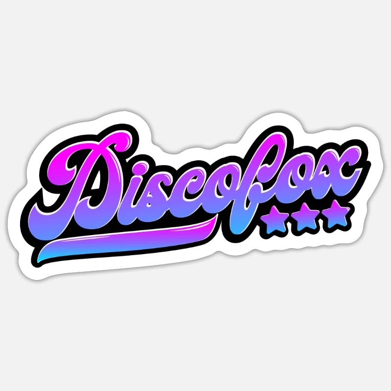 Discofox dancing gift shirt Sticker size S (10 x 10 cm)