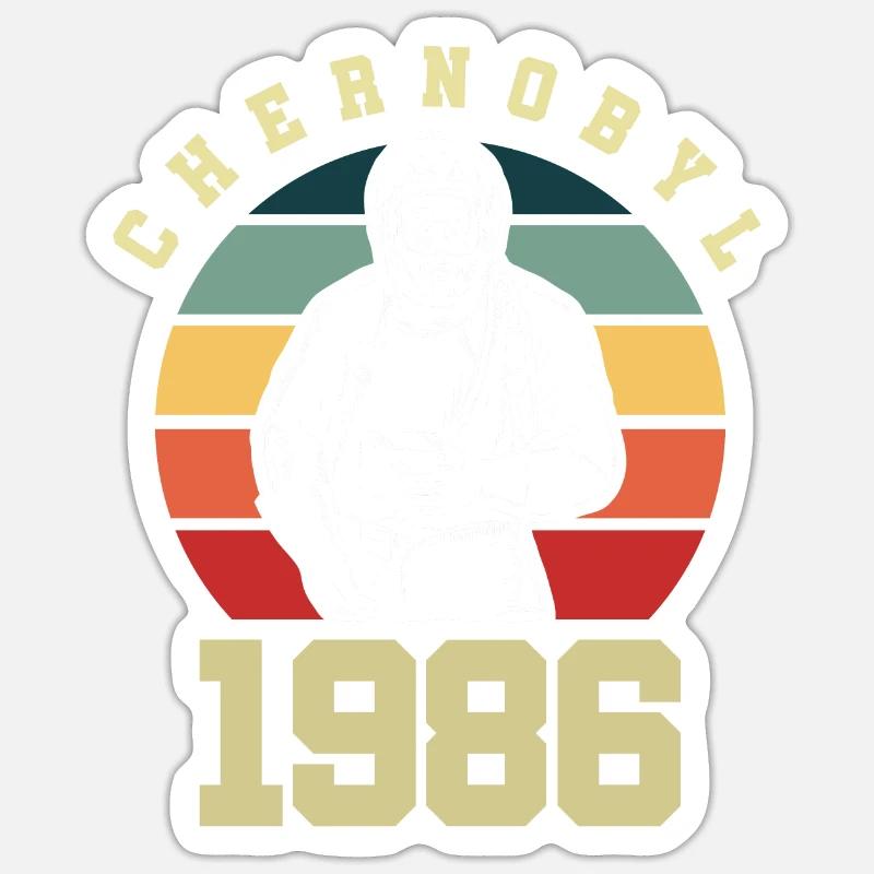 Chernobyl nuclear power plant environmental protection disaster Sticker size S (10 x 10 cm)