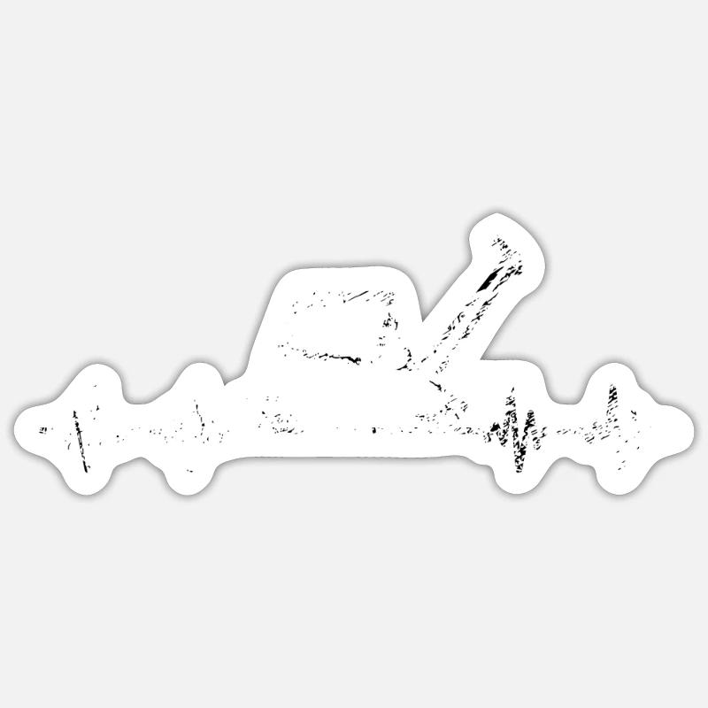 Vibrating plate construction site frequency Sticker size S (10 x 10 cm)