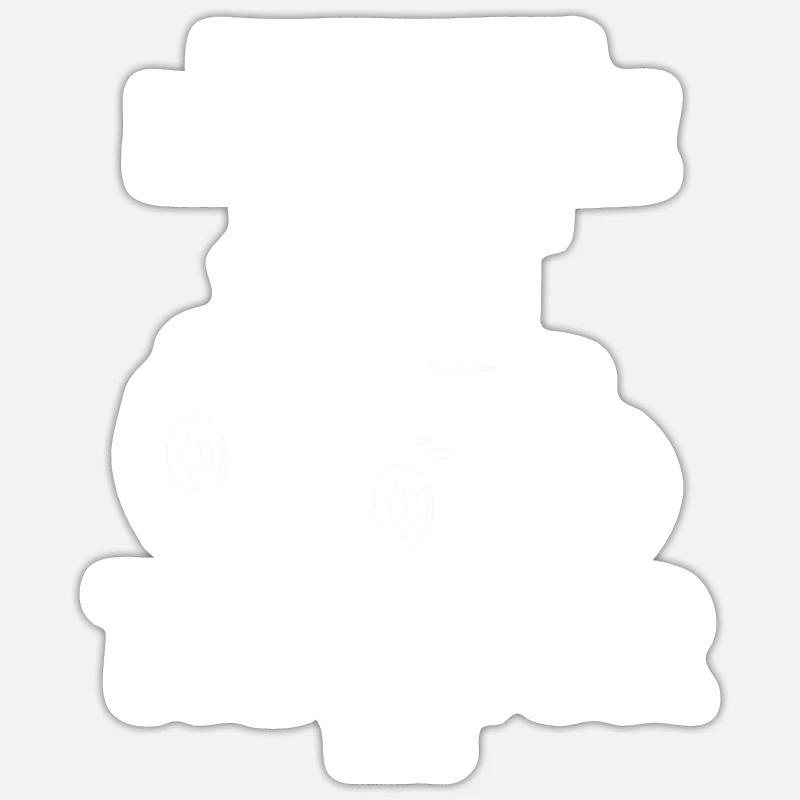 Ich Träume Das Ich Ein Traktor Bin Sticker Größe S (10 x 10 cm)