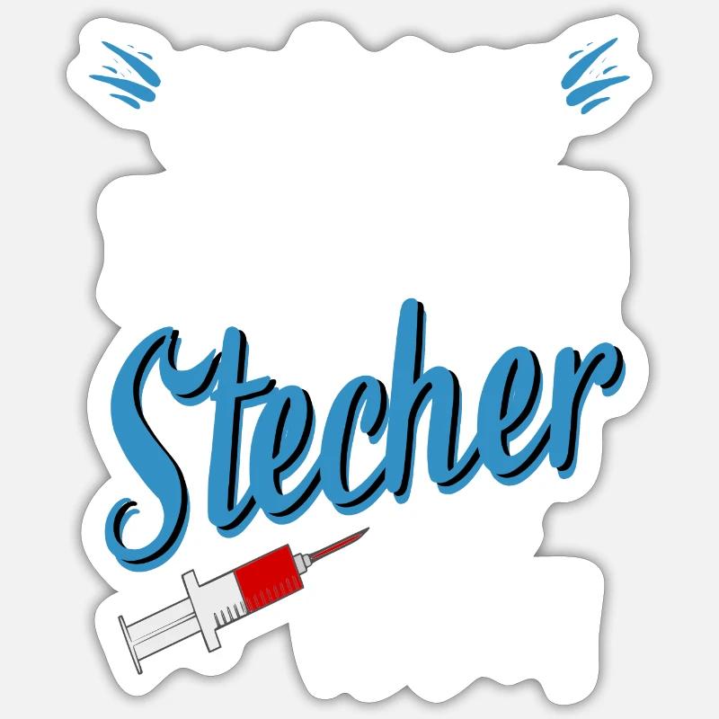 Krankenpfleger Sticker Größe S (10 x 10 cm)