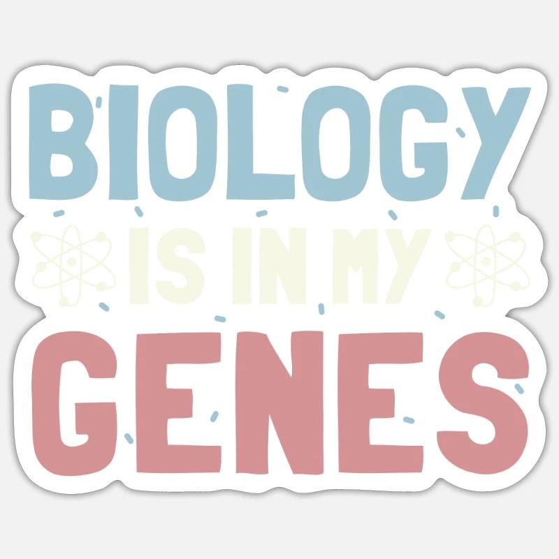 Biologia Sticker formato S (10 x 10 cm)