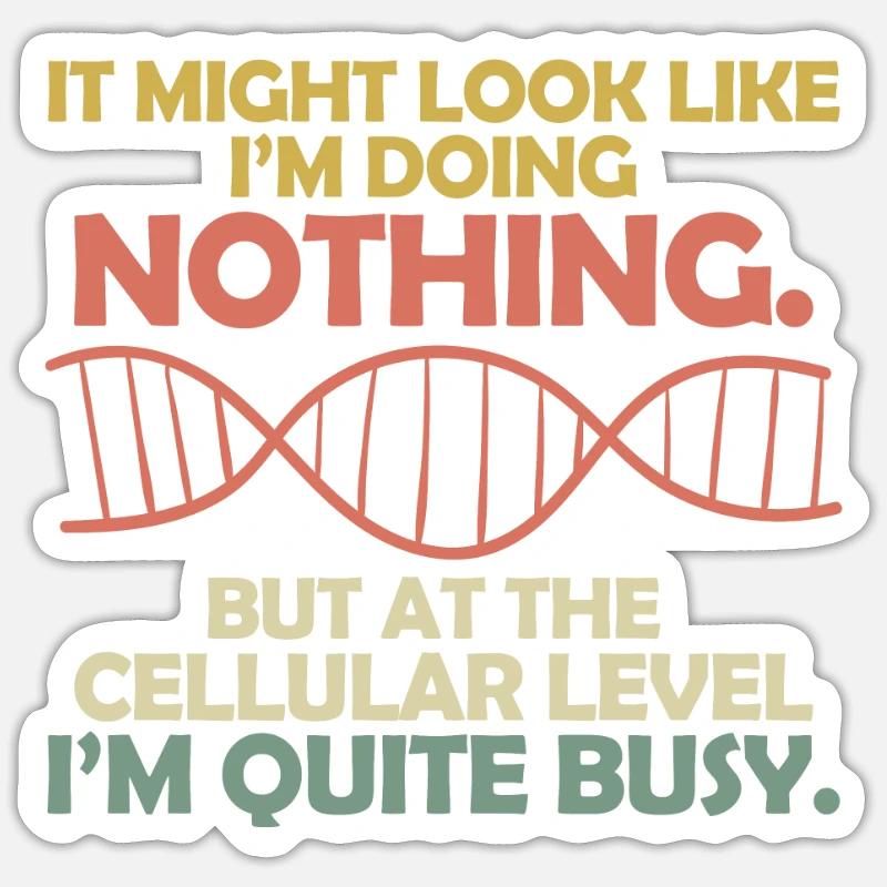 Biologia Sticker formato S (10 x 10 cm)