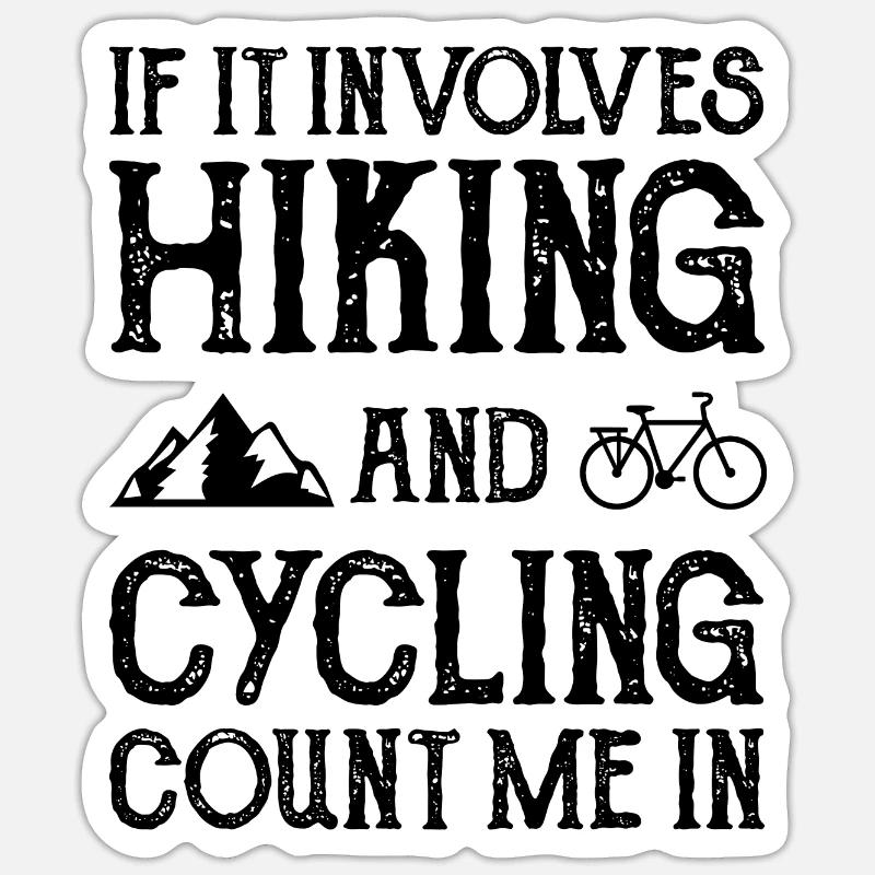 Wander - Sticker size S (10 x 10 cm) - white matte