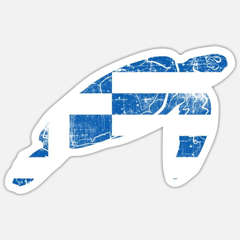 Greece - Sticker size S (10 x 10 cm) - white matte