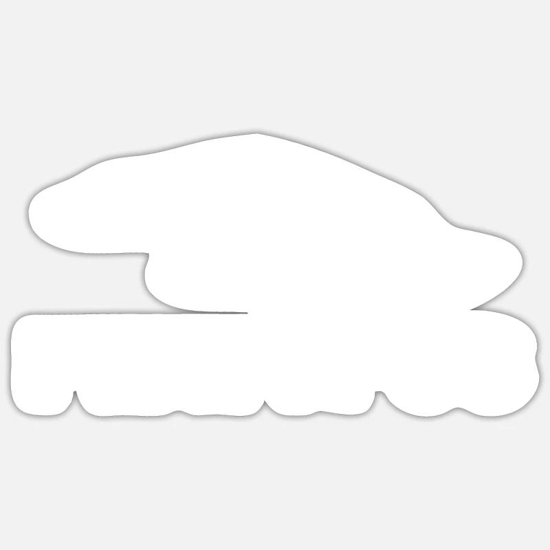 ornithorynque Sticker taille S (10 x 10 cm)